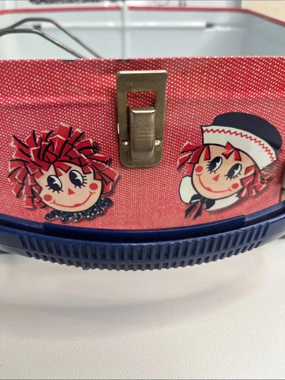 Vintage 1973 Raggedy Ann and Andy Metal Lunchbox